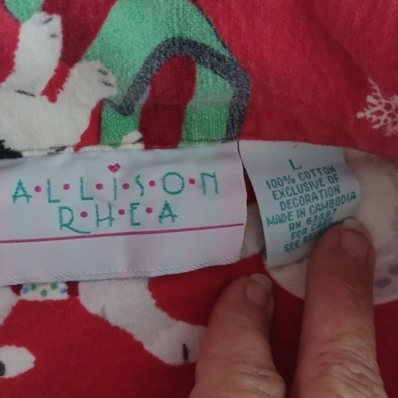 Nick & Nora puppies pajamas, sz large - Picture 6 of 16